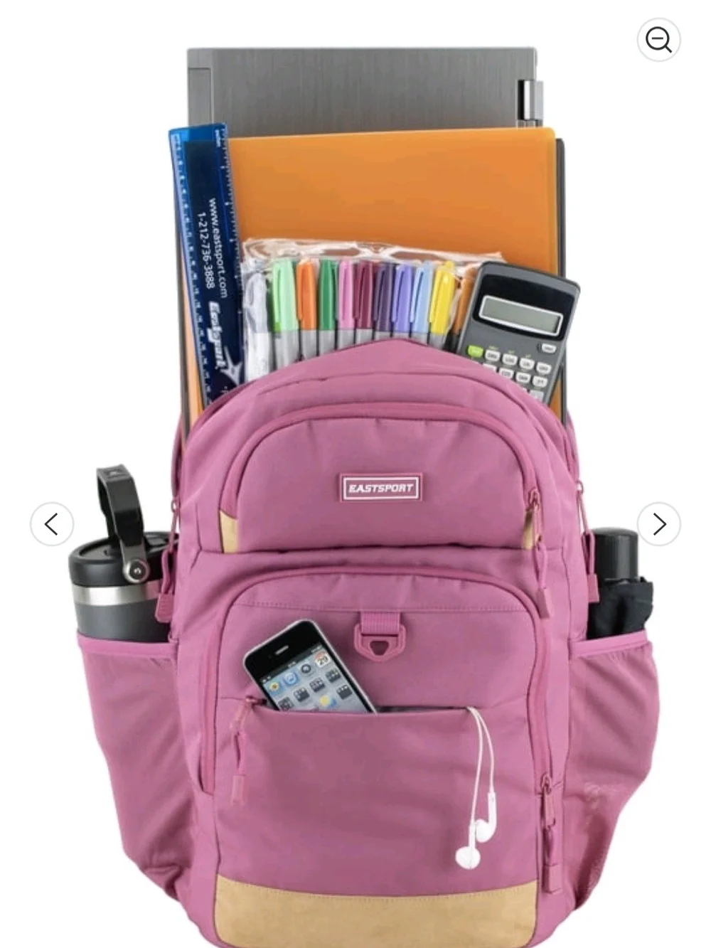 Pink Men's Backpack – Durable Everyday Bag
